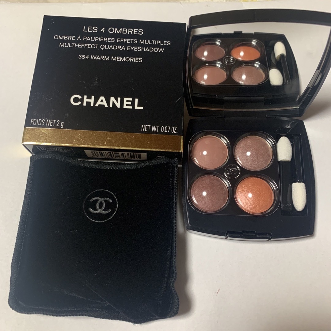 CHANEL(シャネル)のシャネル  レ　キャトル　オンブル　354  ウォーム　メモリーズ コスメ/美容のベースメイク/化粧品(アイシャドウ)の商品写真