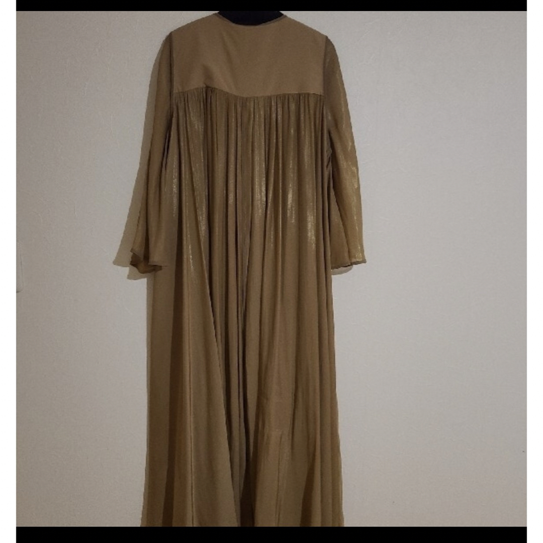 Ameri VINTAGE(アメリヴィンテージ)のMEDI GATHER NEGLIGEE DRESS レディースのワンピース(ロングワンピース/マキシワンピース)の商品写真