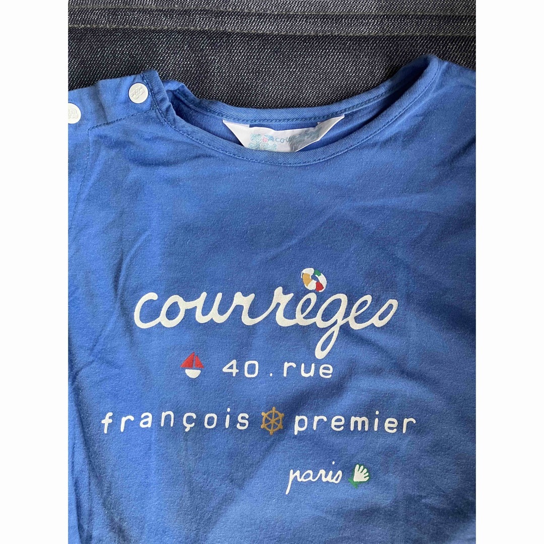 Courreges(クレージュ)のクレージュ半袖ロンパース80 キッズ/ベビー/マタニティのベビー服(~85cm)(ロンパース)の商品写真