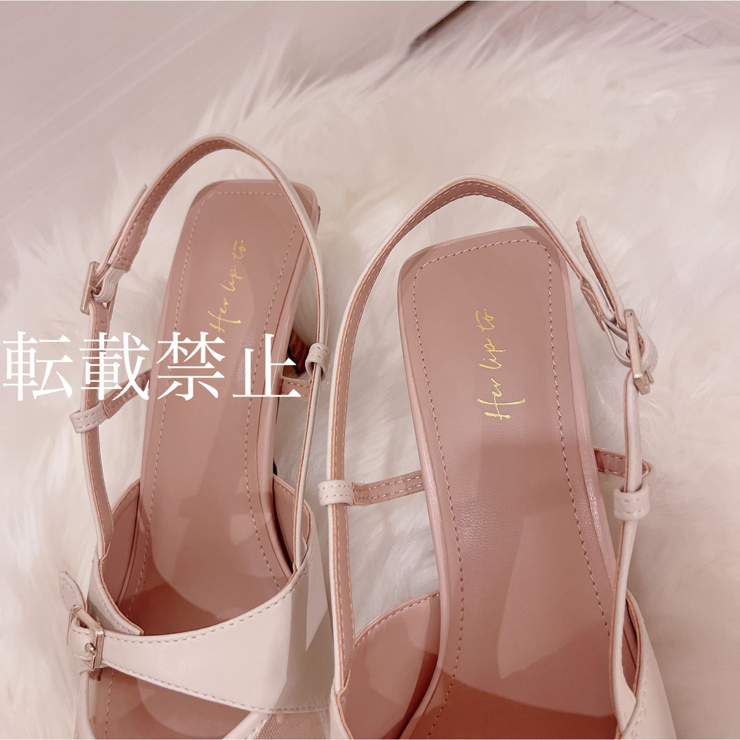 Her lip to(ハーリップトゥ)のherlipto Dot Tule Sandals サンダル　ミュール　新品 レディースの靴/シューズ(ミュール)の商品写真