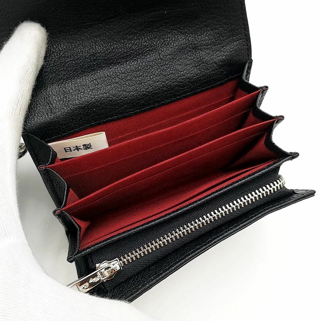 超美品 ペレリールッソ ショルダーウォレット 03-23062806 超美品 ペレリールッソ ショルダーウォレット 03-23062806