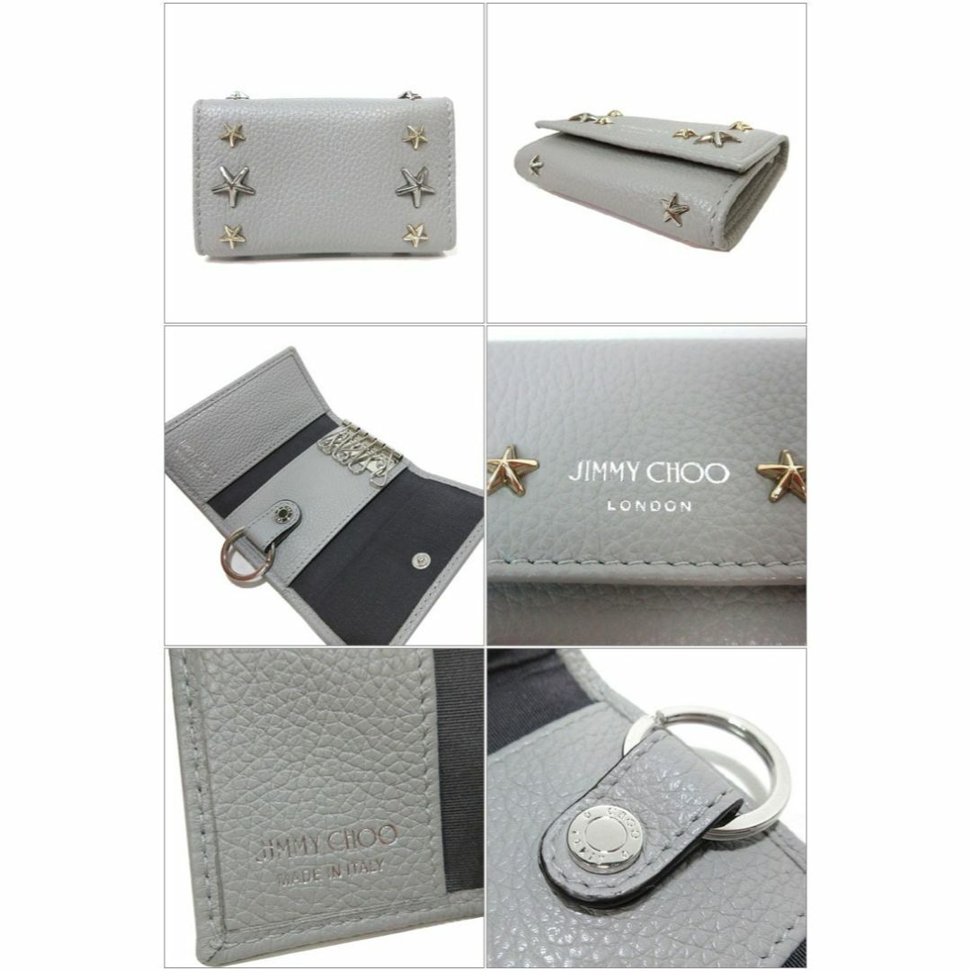 JIMMY CHOO(ジミーチュウ)の【新品】ジミーチュウ キーケース NEPTUNE UUF 000071 6連 レディースのファッション小物(キーケース)の商品写真