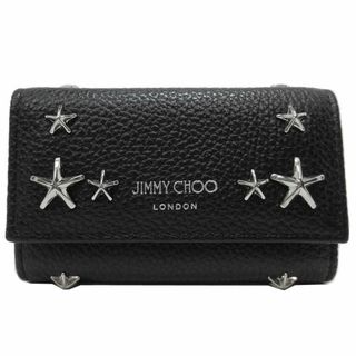 新品 ジミーチュウ JIMMY CHOO キーケース ネプチューン ブラック 黒