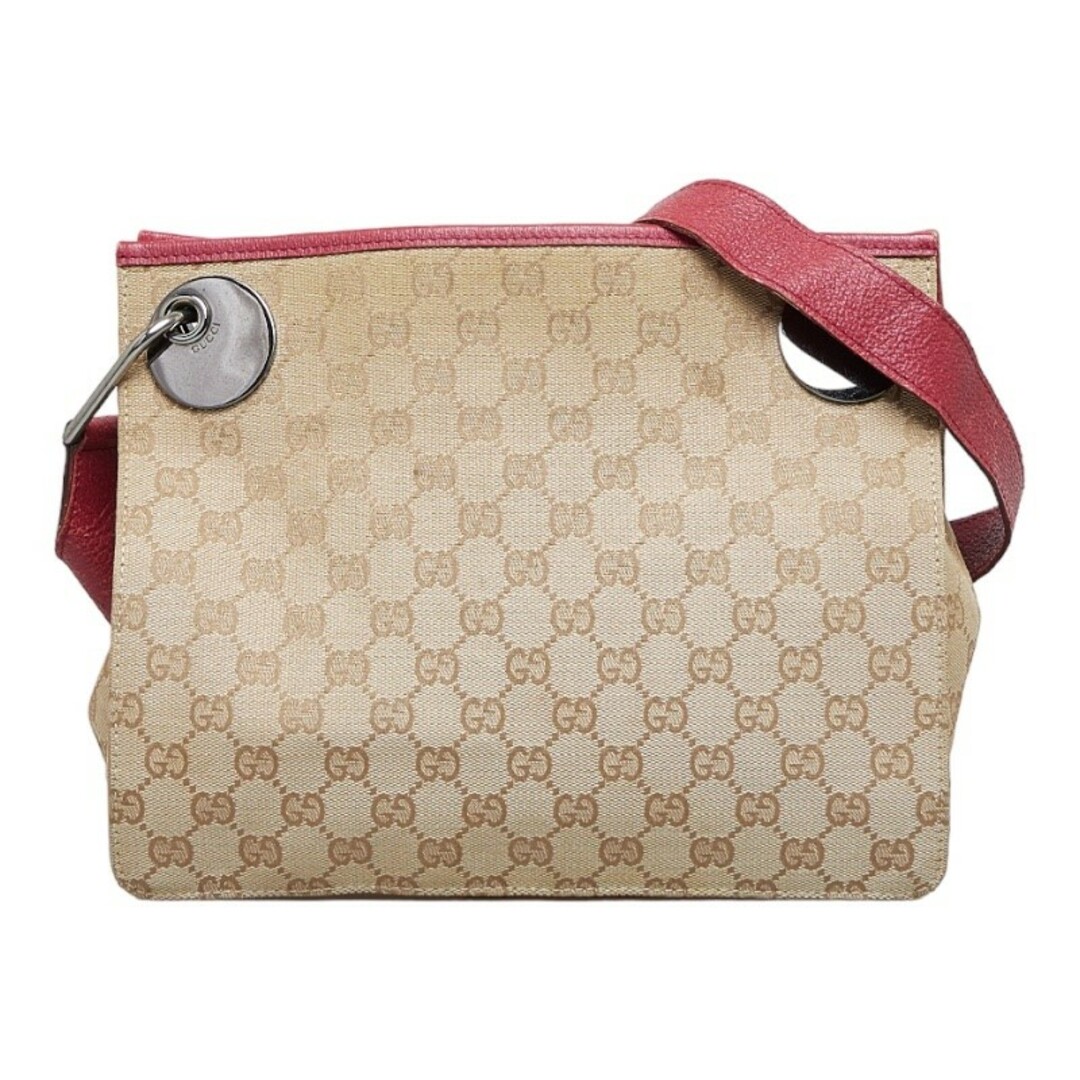 Gucci(グッチ)のグッチ GGキャンバス 斜め掛け ショルダーバッグ 120841 キャンバス レディース GUCCI 【1-0101797】 レディースのバッグ(ショルダーバッグ)の商品写真