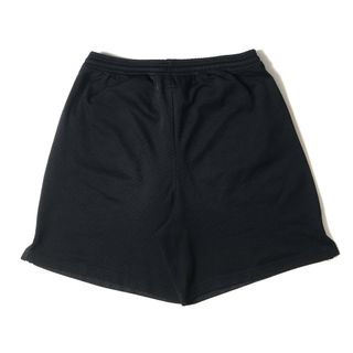 OFF-WHITE オフホワイト パンツ サイズ:S ラバーロゴ メッシュ ショーツ Mesh Shorts 18SS ブラック 黒 ボトムス ショートパンツ 【メンズ】【美品】ショートパンツ