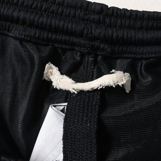 OFF-WHITE オフホワイト パンツ サイズ:S ラバーロゴ メッシュ ショーツ Mesh Shorts 18SS ブラック 黒 ボトムス ショートパンツ 【メンズ】【美品】ショートパンツ