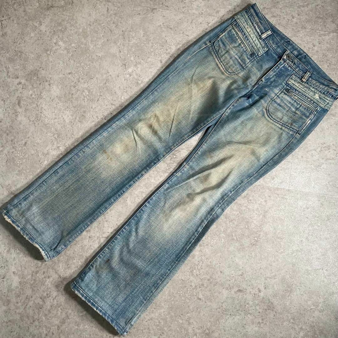 DIESEL - モロッコ製 Y2K オールドディーゼル ダメージデニム ブッシュ