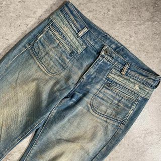 DIESEL - モロッコ製 Y2K オールドディーゼル ダメージデニム ブッシュ