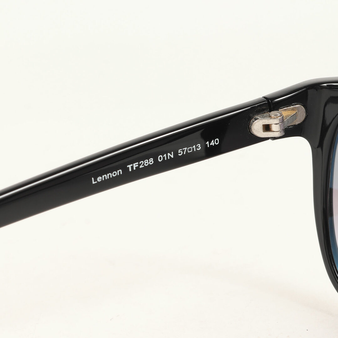 TOM FORD トムフォード ウェリントン シェイプ サングラス LENNON TF0288 01N レノン スモークレンズ 眼鏡 メガネ ブラック 黒 57□13 140 イタリア製 ブランド 【メンズ】【中古】