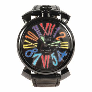 ベンチ 収納付 正規店購入 ガガミラノ マヌアーレ 48mm マットブラック