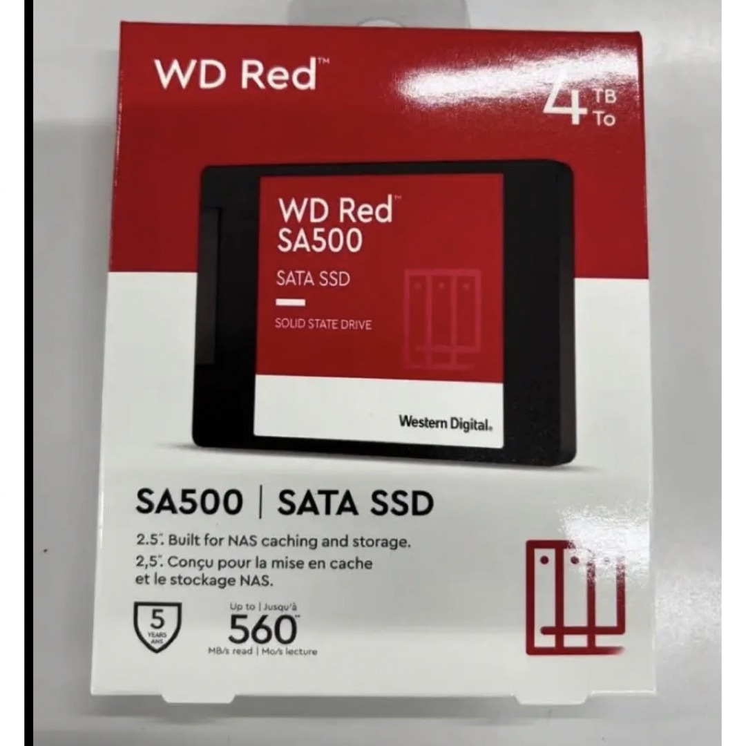 ①WD SSD4tb