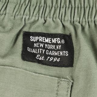 Supreme シュプリーム パンツ サイズ:S ツイル ミリタリー イージー