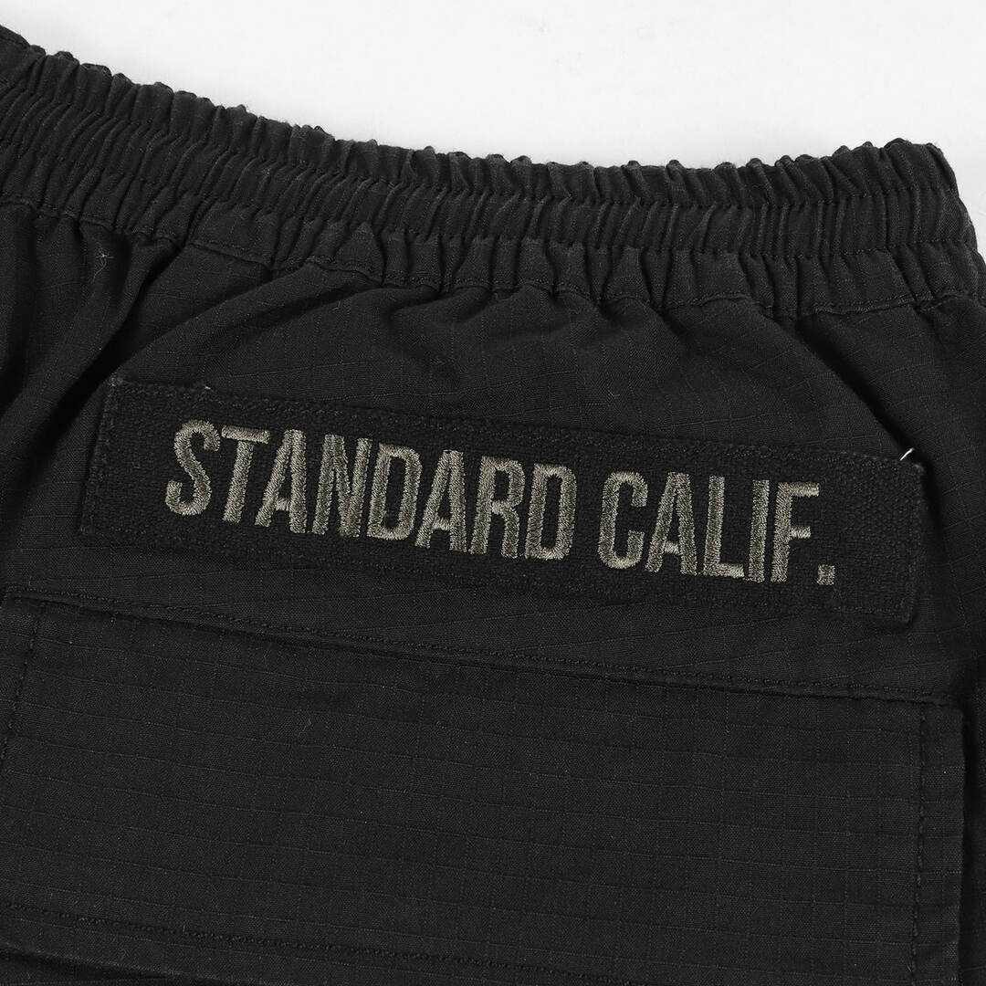 STANDARD CALIFORNIA(スタンダードカリフォルニア)のSTANDARD CALIFORNIA スタンダードカリフォルニア パンツ サイズ:M 21SS クールマックス ストレッチ リップストップ イージーカーゴショーツ SD Coolmax Stretch Ripstop Easy Cargo Shorts ハーフ ショート ブラック 黒 ボトムス ズボン 【メンズ】【中古】 メンズのパンツ(ショートパンツ)の商品写真