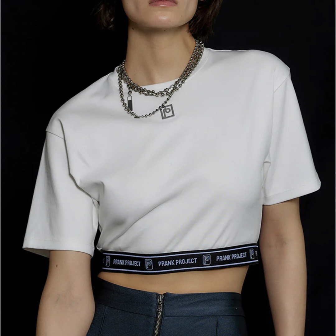 Logo Band Cropped Tee