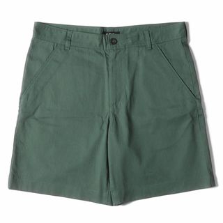 アーペーセー(A.P.C)のA.P.C. アーペーセー パンツ サイズ:S ヘリンボーン チノ ショートパンツ short meg VERT FONCE H10132 20SS ハーフ ショーツ セージグリーン ボトムス ズボン 【メンズ】(ショートパンツ)