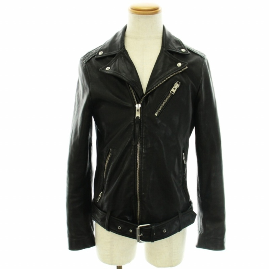 ALLSAINTS REGG BIKER ダブルライダース ラムレザージャケット