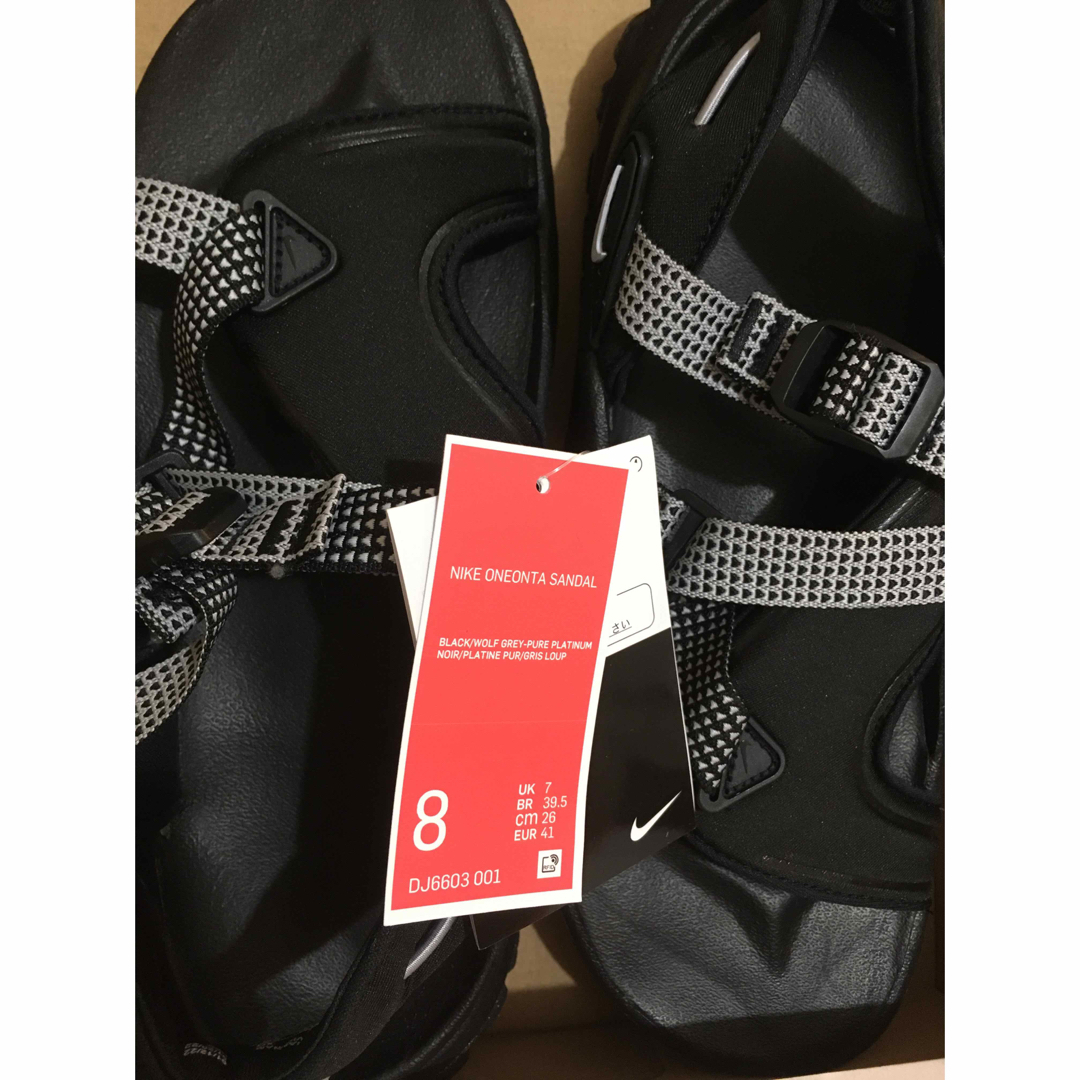 NIKE(ナイキ)の【新品】NIKE ONEONTA SANDAL BLACK メンズの靴/シューズ(サンダル)の商品写真