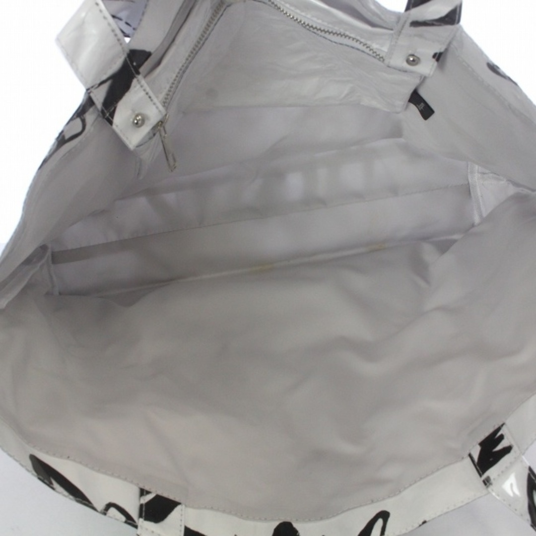 ダイアグラム グレースコンチネンタル 23SS ペイントPVCバッグ1 白 レディースのバッグ(トートバッグ)の商品写真