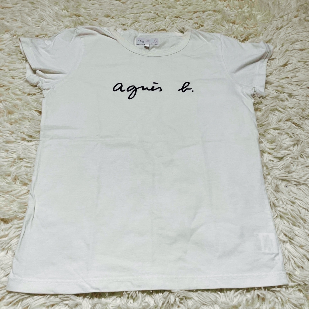 agnes b.(アニエスベー)のアニエスベー　Tシャツ　ホワイトカラー レディースのトップス(Tシャツ(半袖/袖なし))の商品写真