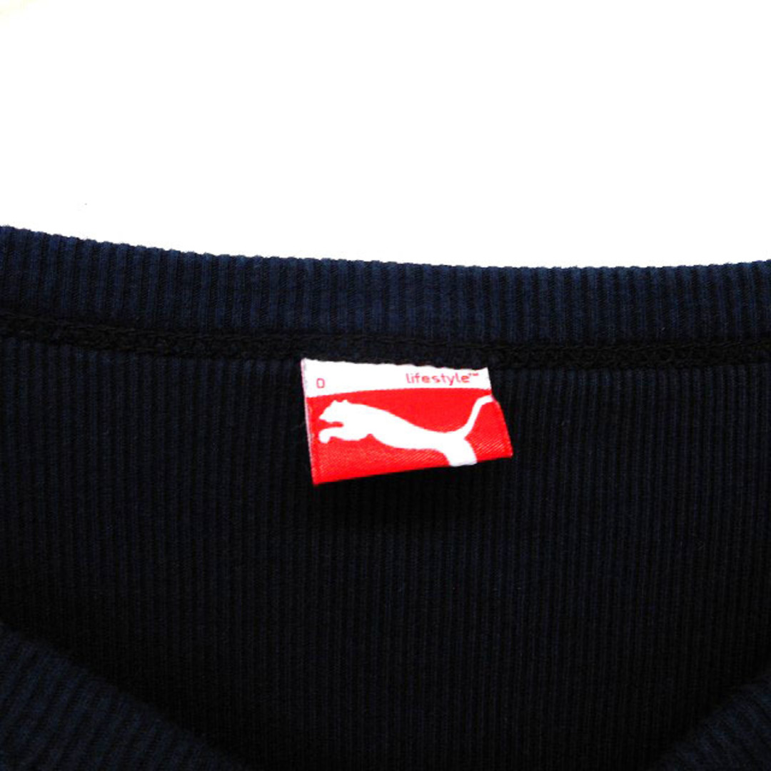 PUMA(プーマ)のプーマ 国内正規品 カットソー Vネック ニット リブ ロゴ コットン 綿 長袖 メンズのトップス(ニット/セーター)の商品写真