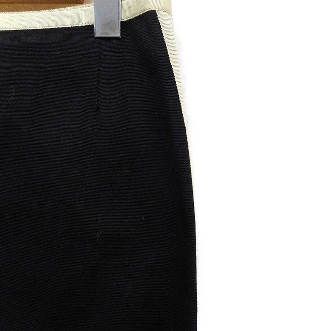 PAULE KA(ポールカ)のポールカ PAULE KA 台形 スカート ミニ テープ バイカラー 綿 38 レディースのスカート(ミニスカート)の商品写真