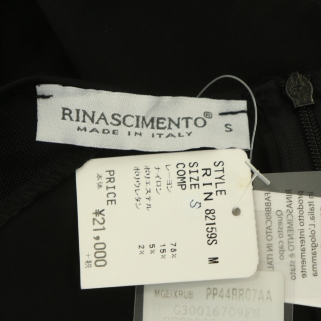 RINASCIMENTO(リナシメント)のリナシメント フラワージャガード チュールワンピース 半袖 ミニ S レディースのワンピース(ミニワンピース)の商品写真
