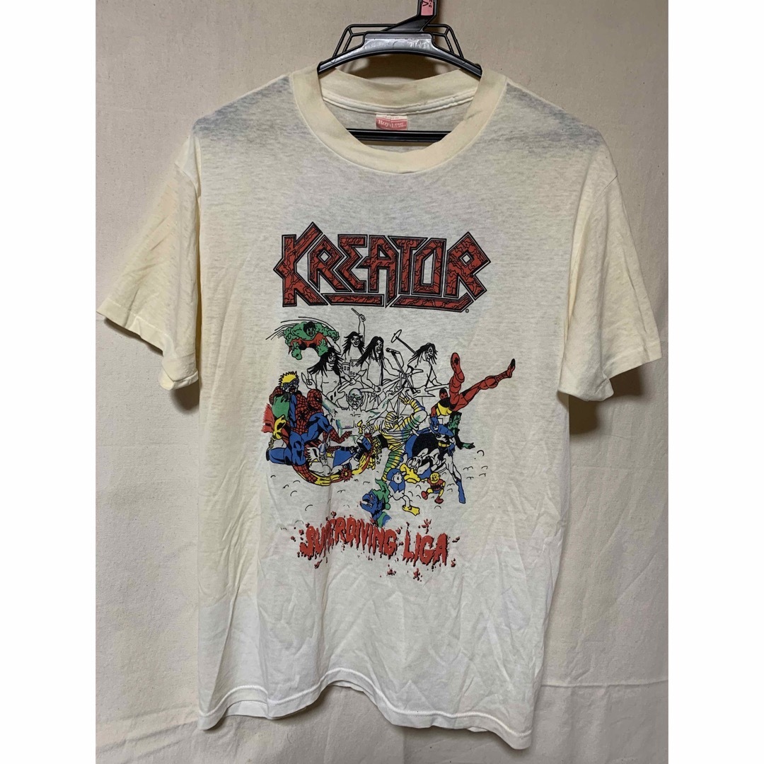 Kreator ヴィンテージ バンドＴ marvelTシャツ/カットソー(半袖/袖なし)