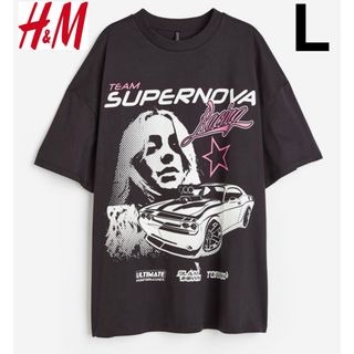 エイチアンドエム(H&M)の新品 H&M レーシング Tシャツ ワイルドスピード 半袖 L(Tシャツ(半袖/袖なし))