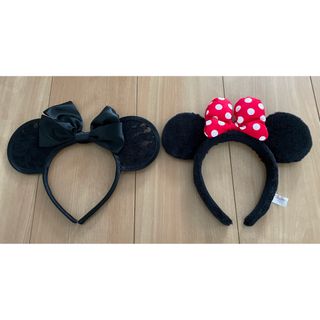 ディズニー(Disney)のDisney ミニー カチューシャ 2個セット レース(カチューシャ)