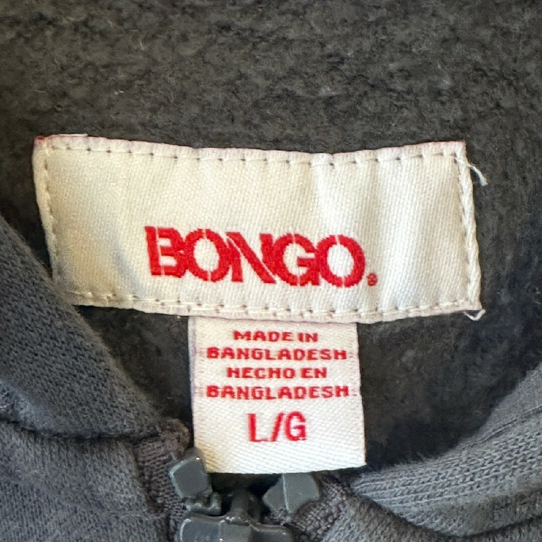 BONGO　ボンゴ　パーカー　PARIS　パリ　フロントプリント　グレー レディースのトップス(パーカー)の商品写真