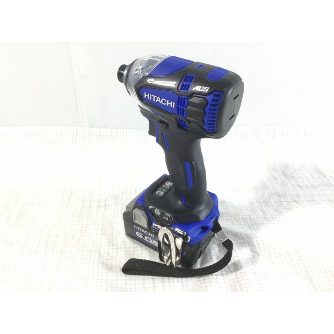 ☆未使用品☆HITACHI 日立工機 18V コードレスインパクトドライバ WH18DDL2 2LYPK 限定色バッテリー2個(18V 6.0AH)  充電器 74670