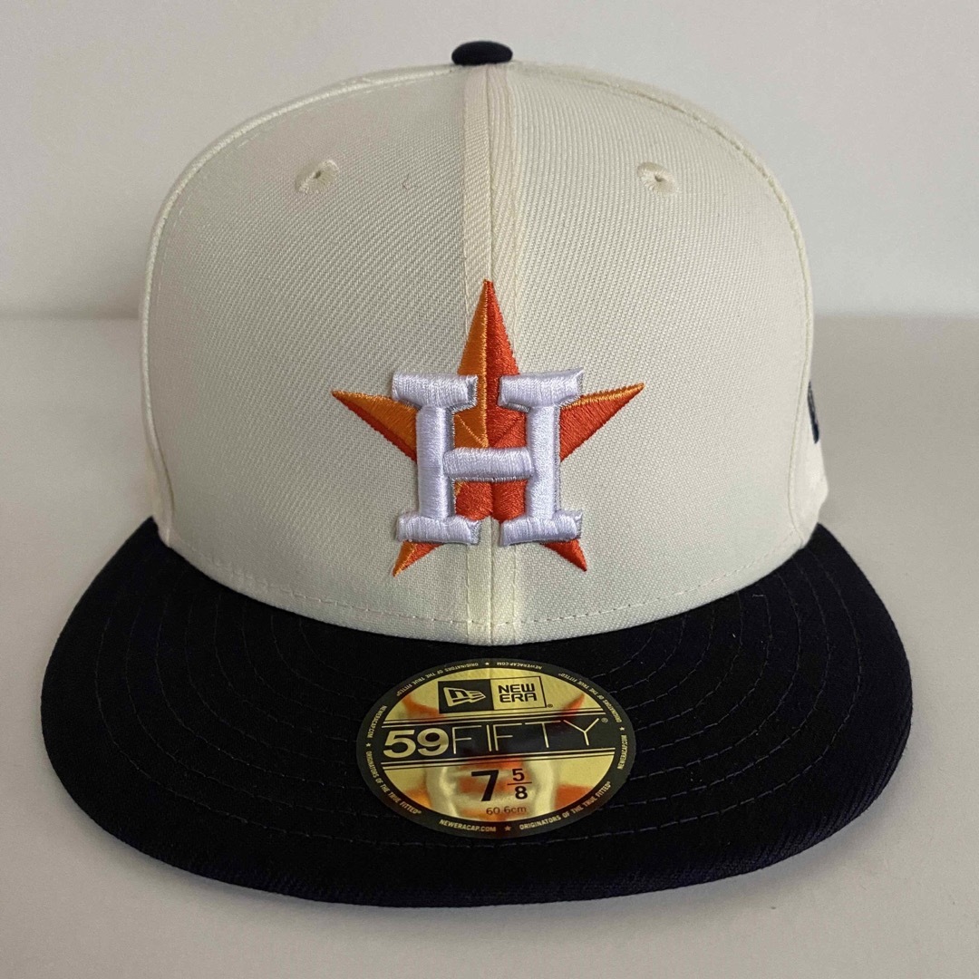 帽子ツバ裏グレー New Era Cap 5/8 アストロズ ニューエラ キャップ