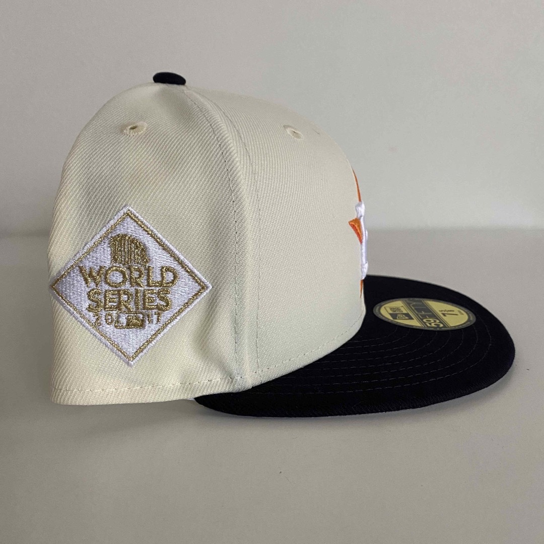 帽子ツバ裏グレー New Era Cap 5/8 アストロズ ニューエラ キャップ