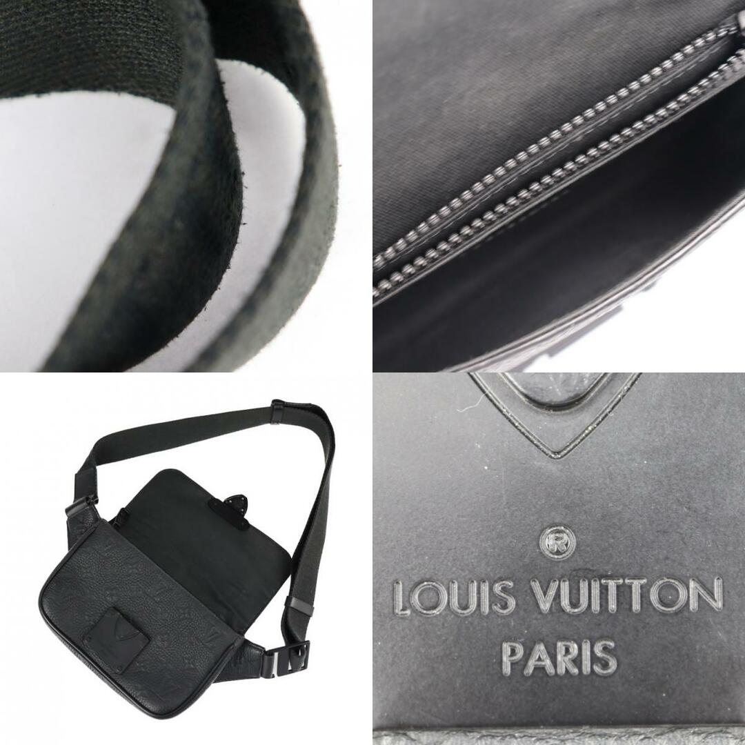 LOUIS VUITTON ルイ ヴィトン モノグラム Sロック スリングバッグ ウエストバッグ M58487 トリヨンレザー   ノワール   ウエストポーチ ビトン 【本物保証】