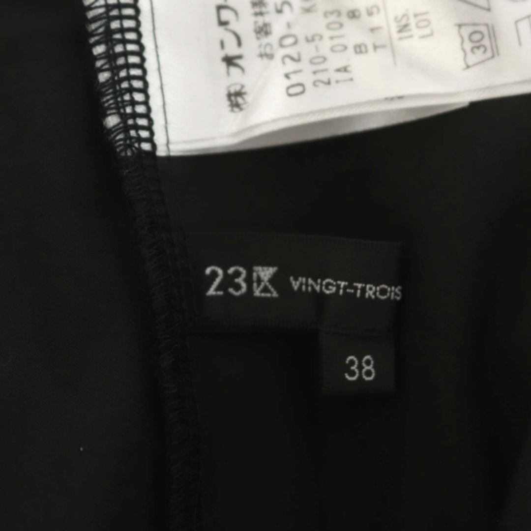 23区(ニジュウサンク)の23区 21AW ソフトコンパクトポンチ 布帛コンビ カットソー レディースのトップス(カットソー(半袖/袖なし))の商品写真