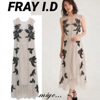 フレイアイディー(FRAY I.D)のFRAY I.D/レースアップモチーフドレス(ロングワンピース/マキシワンピース)