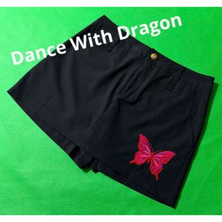 ダンスウィズドラゴン(Dance With Dragon)のダンスウィズドラゴン　バタフライ刺繍　キュロットスカート(ウエア)