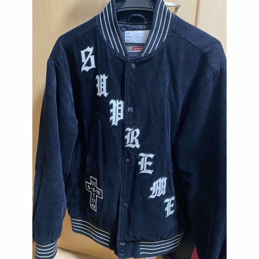 Supreme Corduroy Varsity Jacket - sorbillomenu.com