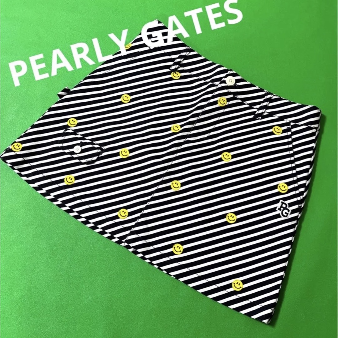 お値下げ❣️♡PEARLY GAIESニコちゃん総柄スカート0  Sサイズ♡