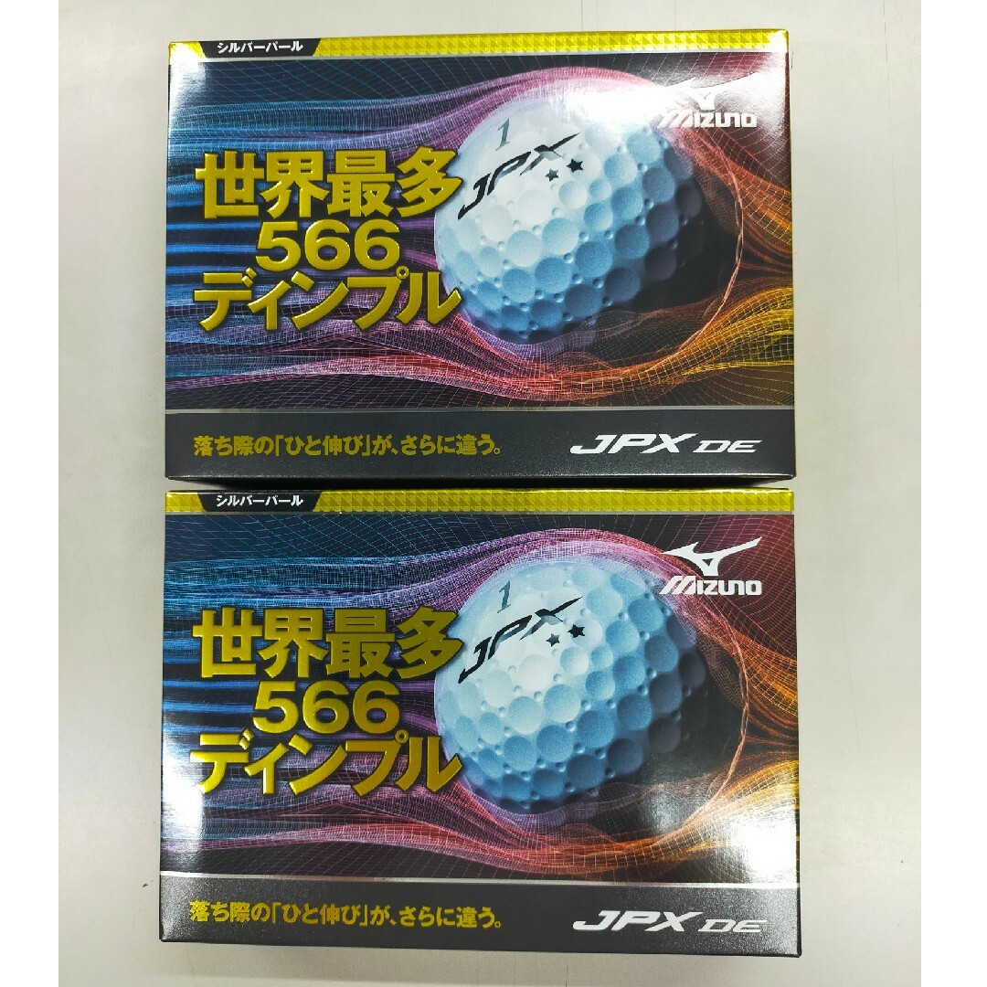 MIZUNO - MIZUNO JPX DE ゴルフボール シルバーパール2ダース(12個入×2