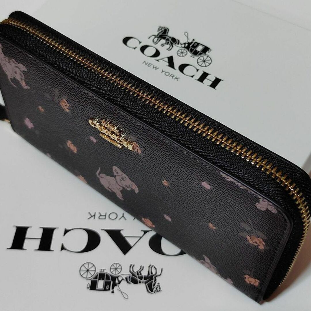Aランク 新品・未使用⏹️F91743 COACH コーチ 長財布 101匹わんちゃん