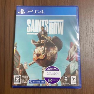 プレイステーション4(PlayStation4)の新品未開封 Saints Row セインツロウ PS4 通常版 初回封入特典付き(家庭用ゲームソフト)