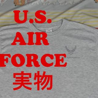 ミリタリー(MILITARY)の米軍 実物 AIR FORCE Tシャツ 12756c USA製 支給品 00(Tシャツ/カットソー(半袖/袖なし))