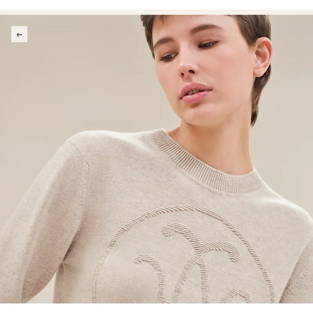 【クーポン期間価格🌸】エルメス 2023AW プレタ 《Hリフト》ニット