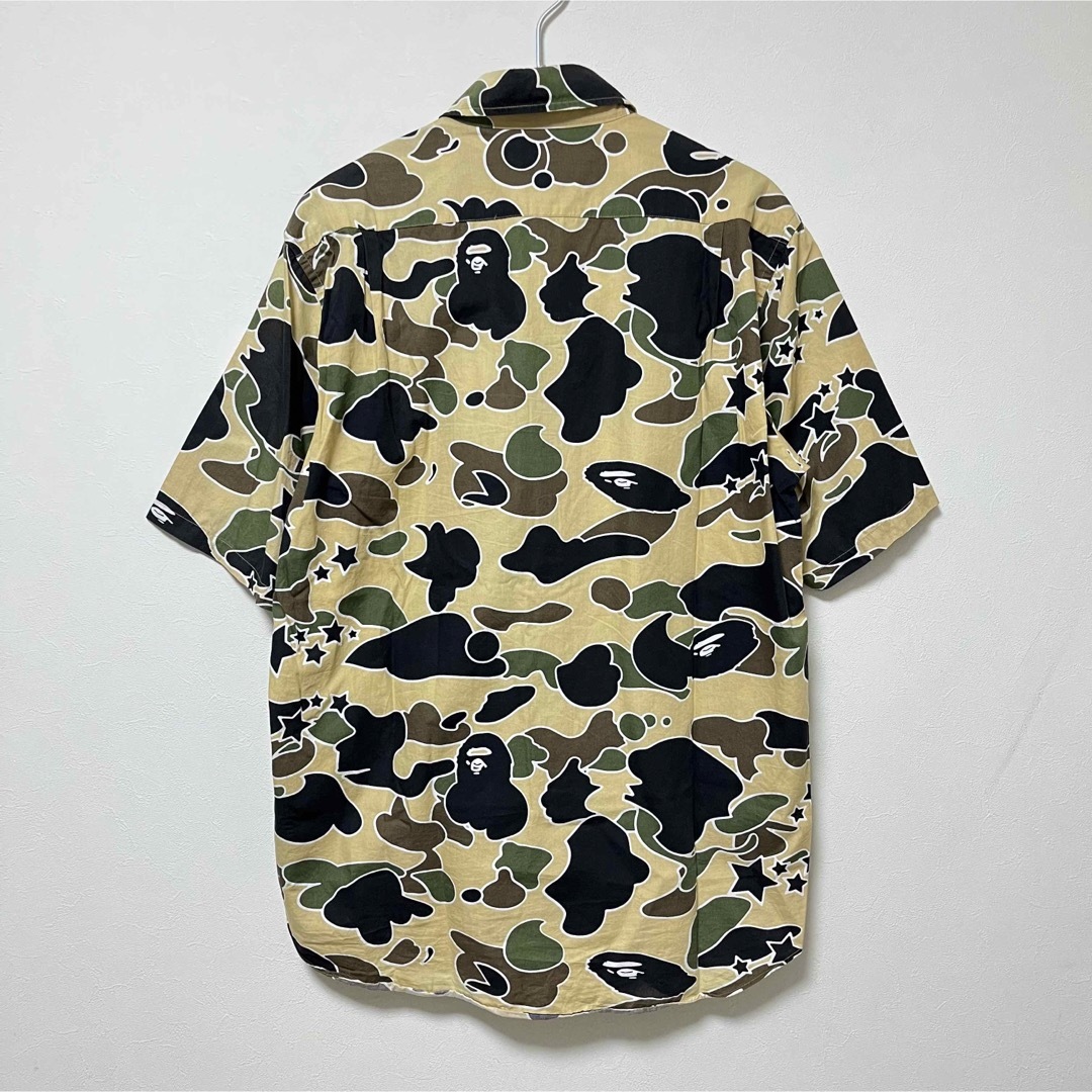 AAPE BY A BATHING APE(エーエイプバイアベイシングエイプ)のA BATHING APE アベイシングエイプ カモフラ 半袖シャツ メンズのトップス(シャツ)の商品写真