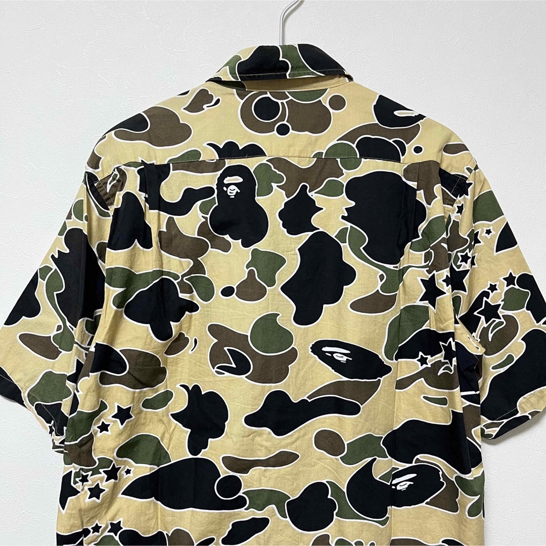 AAPE BY A BATHING APE(エーエイプバイアベイシングエイプ)のA BATHING APE アベイシングエイプ カモフラ 半袖シャツ メンズのトップス(シャツ)の商品写真