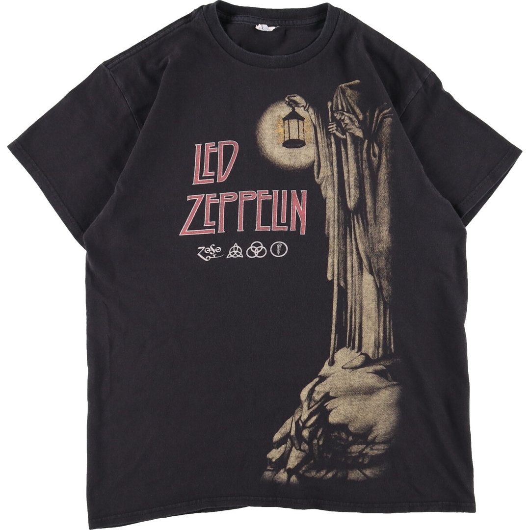 DELTA LED ZEPPELIN レッドツェッペリン バンドTシャツ バンT メンズS /eaa350620ホンジュラス製年代