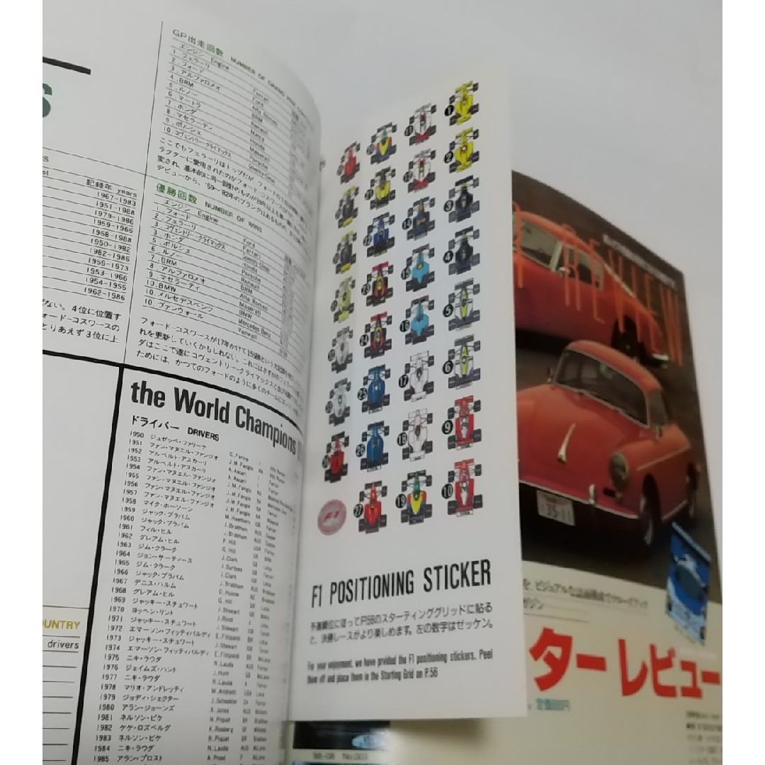 F1日本GP 1987, 88年公式プログラム 2冊セット おまけ有り エンタメ/ホビーの雑誌(車/バイク)の商品写真