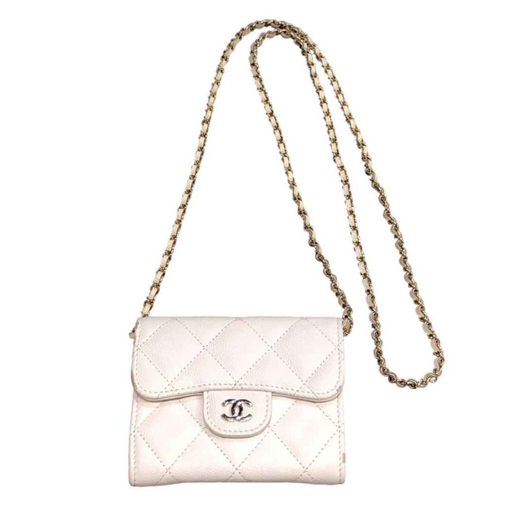 シャネル CHANEL マトラッセミニチェーンウォレット ショルダーバ【中古】 | フリマアプリ ラクマ