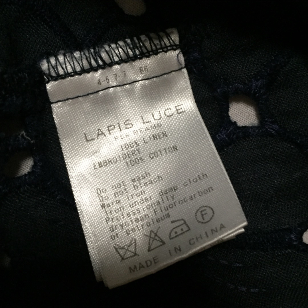 BEAMS(ビームス)のLAPIS LUCE カットワークレーストップス レディースのトップス(シャツ/ブラウス(半袖/袖なし))の商品写真